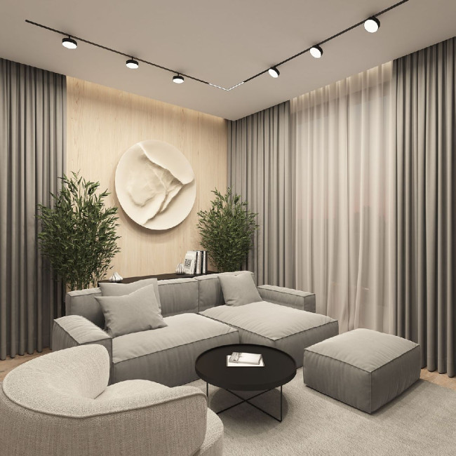 Трековый однофазный светильник Denkirs Smart Linear DK8070-BK Трековый однофазный светильник Denkirs Smart Linear DK8070-BK