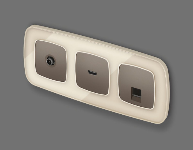 Комплект механизма компьютерной розетки Ambrella Volt RJ-45 (8P8C) CAT6A экранированной с автоматической защитной шторкой OMEGA MO642005 Темная бронза матовый QUANT (OP6420, VM185) Комплект механизма компьютерной розетки Ambrella Volt RJ-45 (8P8C) CAT6A экранированной с автоматической защитной шторкой OMEGA MO642005 Темная бронза матовый QUANT (OP6420, VM185)