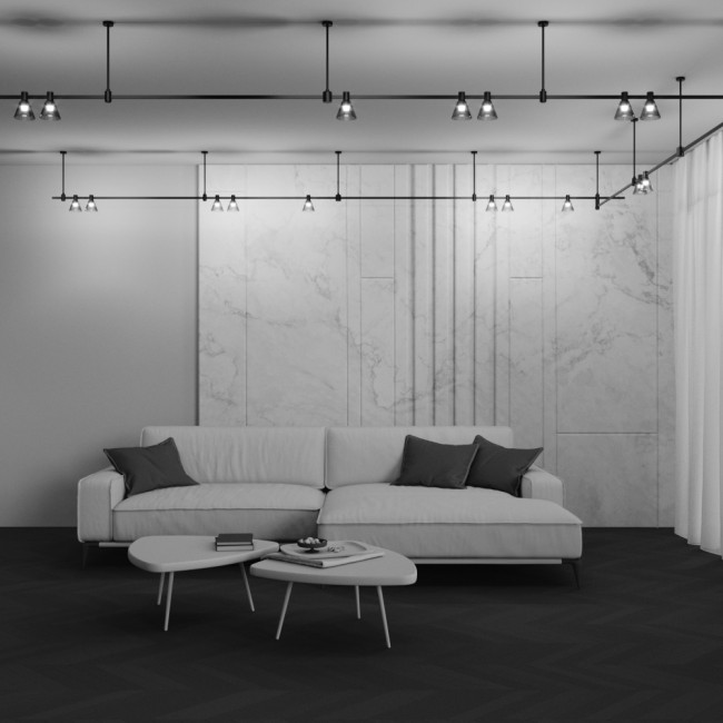 Трековый магнитный светильник Maytoni Bianca TR147-1-3W3K-B Трековый магнитный светильник Maytoni Bianca TR147-1-3W3K-B