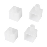 Заглушка Arlight WPH-FLEX-1616-90 WHITE с отверстием  (Пластик) 058044