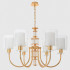 Подвесная люстра Crystal Lux ELENA SP6 GOLD Подвесная люстра Crystal Lux ELENA SP6 GOLD
