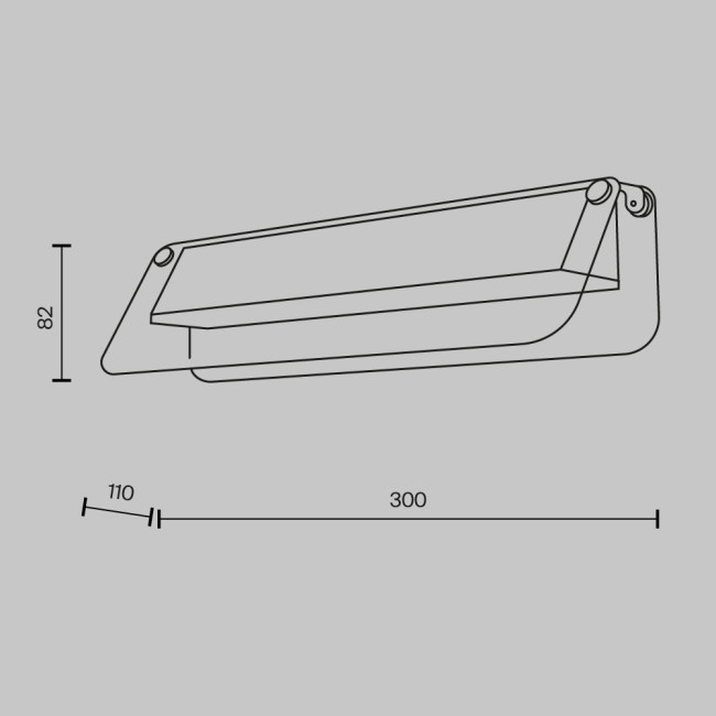 Настенный светильник Maytoni Flat MOD296WL-L6BS3K Настенный светильник Maytoni Flat MOD296WL-L6BS3K