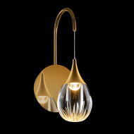 Настенный светильник MB24001004-1A gold/clear Настенный светильник MB24001004-1A gold/clear