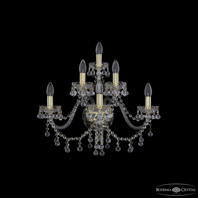 Бра Bohemia Ivele Crystal 1409B/3+2+1/240 G Бра Bohemia Ivele Crystal 1409B/3+2+1/240 G