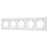Рамка на 5 постов пластиковая Arlight FRM-PERIO-PL-5-WH 049762 Рамка на 5 постов пластиковая Arlight FRM-PERIO-PL-5-WH 049762