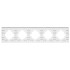 Рамка на 5 постов пластиковая Arlight FRM-PERIO-PL-5-WH 049762 Рамка на 5 постов пластиковая Arlight FRM-PERIO-PL-5-WH 049762