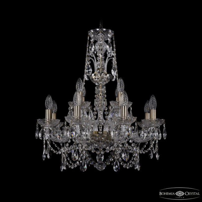 Подвесная люстра Bohemia Ivele Crystal 1411/8+4/195/XL-65 Pa