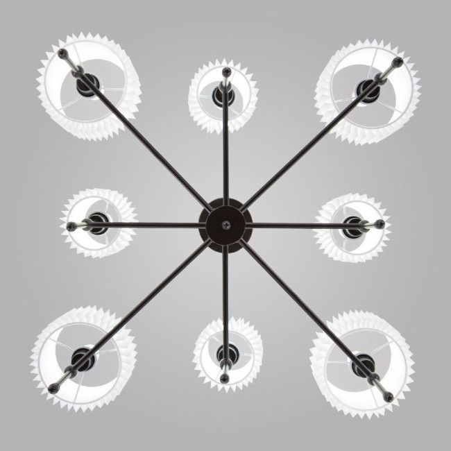 Люстра на штанге Eurosvet Notturno 60162/8 черный Smart a065663