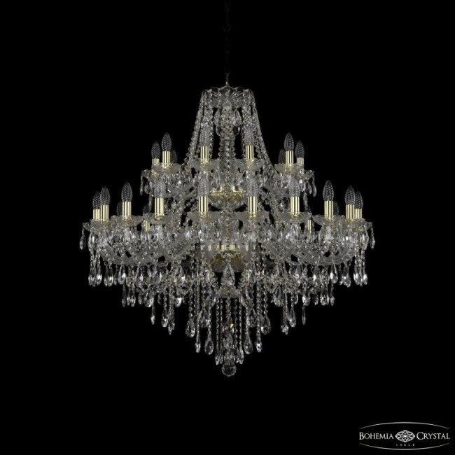 Подвесная люстра Bohemia Ivele Crystal 1415/20+10/360/2d G Подвесная люстра Bohemia Ivele Crystal 1415/20+10/360/2d G