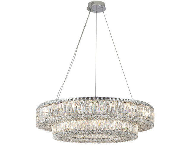 Подвесная люстра Newport 8450+28/S chrome М0070080 Подвесная люстра Newport 8450+28/S chrome М0070080