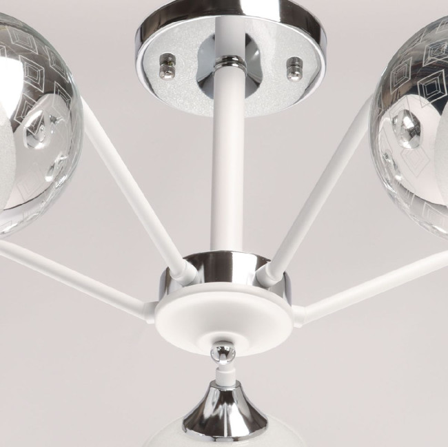 Люстра на штанге De Markt Альфа 324018705 Люстра на штанге De Markt Альфа 324018705