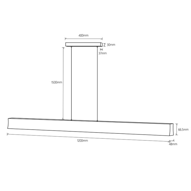 Подвесной светильник Mantra Hanok 7543