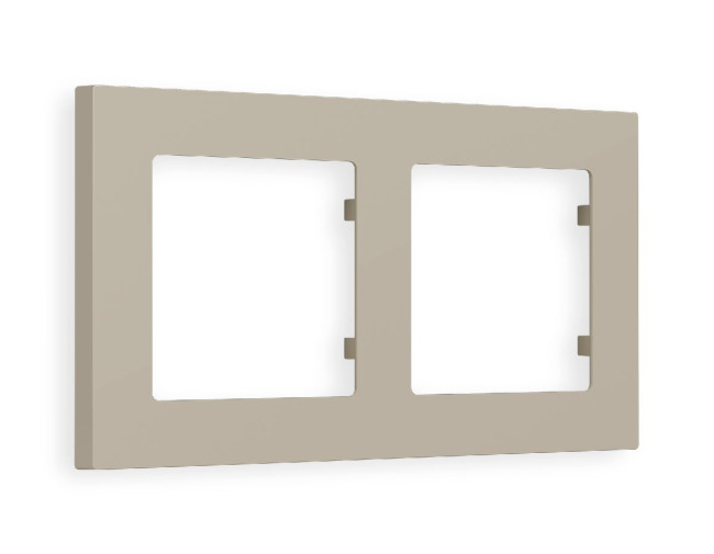 Рамка двухместная Ambrella Volt Techno AF220362 Рамка двухместная Ambrella Volt Techno AF220362