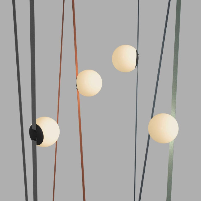 Трековый однофазный светильник Denkirs Belty Orb DK5551-BK