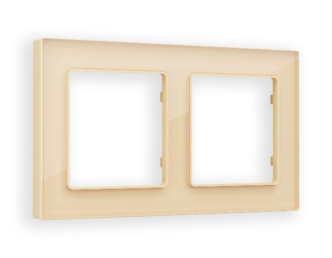 Рамка двухместная Ambrella Volt Platos AF330602 Рамка двухместная Ambrella Volt Platos AF330602