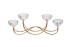Подсвечник Garda Decor 2KG195102CG