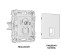 Комплект механизма компьютерной розетки RJ-45(8P8C) CAT6 со шторкой Ambrella Volt Alfa MA912010 Комплект механизма компьютерной розетки RJ-45(8P8C) CAT6 со шторкой Ambrella Volt Alfa MA912010