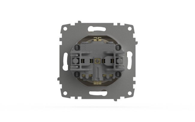 Розетка с крышкой и заземлением ELBI Zena Vega 609-010300-218 Розетка с крышкой и заземлением ELBI Zena Vega 609-010300-218