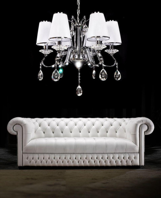 Подвесная люстра Lumina Deco Finezzia LDP 9267-6 CHR Подвесная люстра Lumina Deco Finezzia LDP 9267-6 CHR