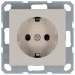 Розетка SHUKO с защитными шторками 16A 250V 2P+T, цвет Тауп Jasmart G5501T Розетка SHUKO с защитными шторками 16A 250V 2P+T, цвет Тауп Jasmart G5501T
