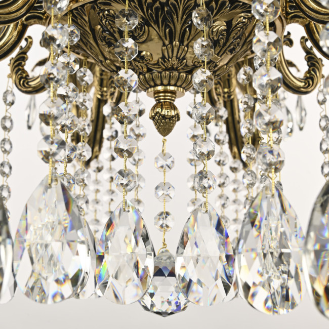 Подвесная люстра Bohemia Ivele Crystal AL79101/10/250 A GB Подвесная люстра Bohemia Ivele Crystal AL79101/10/250 A GB