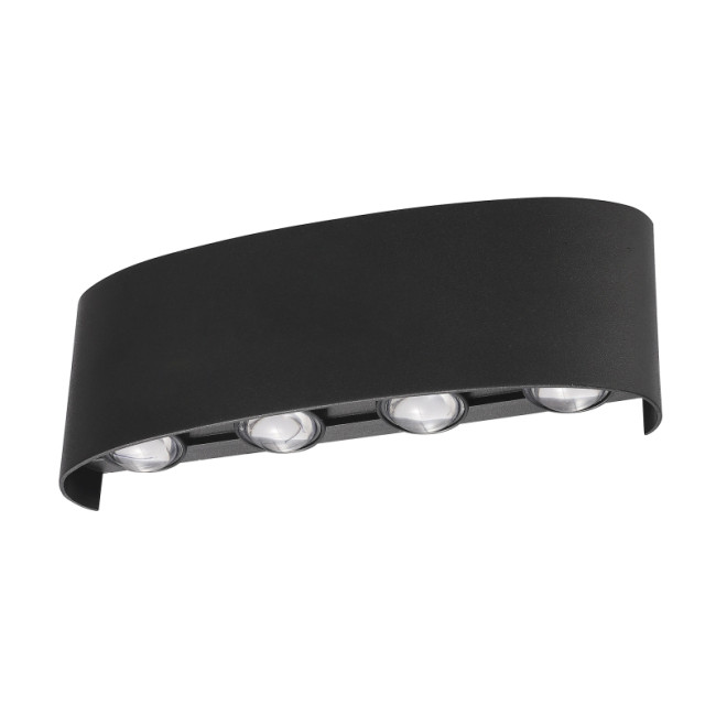 Уличный настенный светильник Uniel ULU-P20B-8W/4000K IP65 BLACK UL-00010514