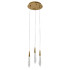 Подвесной светильник Delight Collection OD2438-3 gold/clear Подвесной светильник Delight Collection OD2438-3 gold/clear