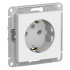 Розетка с/з, 16А Systeme Electric AtlasDesign Бел ATN000143