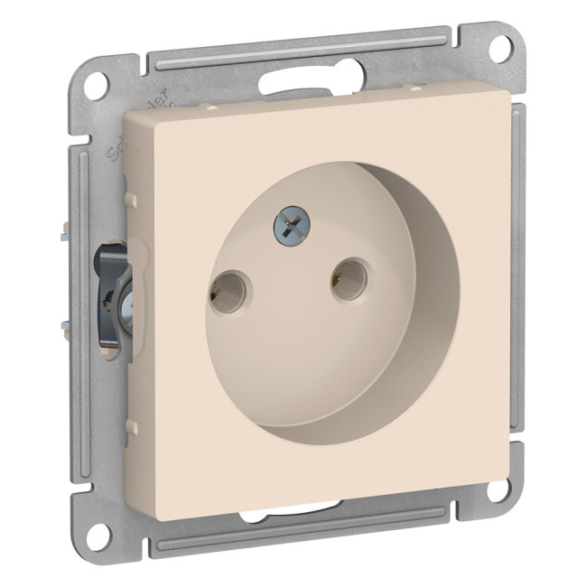 Розетка б/з, 16А, механизм Systeme Electric AtlasDesign Беж ATN000241 Розетка б/з, 16А, механизм Systeme Electric AtlasDesign Беж ATN000241