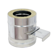 Сэндвич-шибер задвижка (AISI 430/0,8мм) L-0,2м (115х180, 2.186)