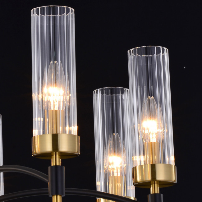 Люстра на штанге Illumico IL5177-8PLS-29 BRASS TUBO