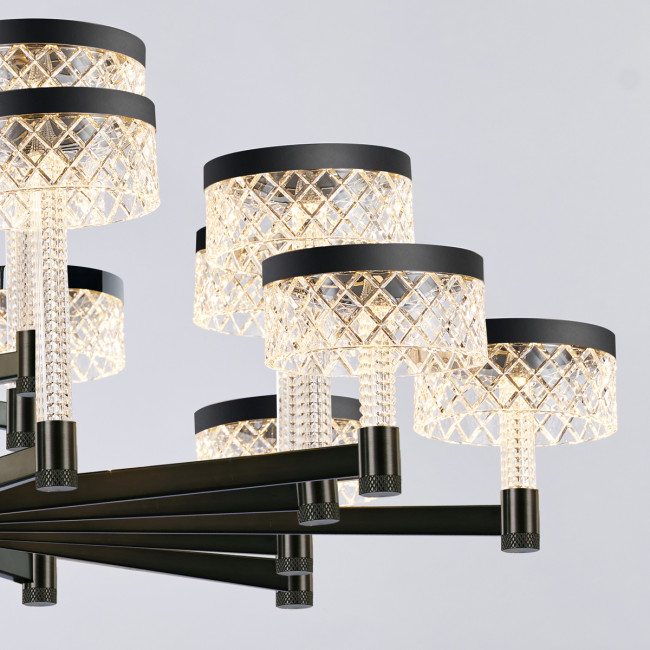 Подвесная люстра Delight Collection MD21020075 MD21020075-20A matt black Подвесная люстра Delight Collection MD21020075 MD21020075-20A matt black