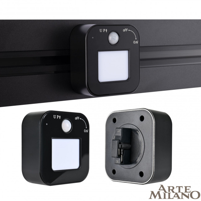 Трековая подсветка Arte Milano Am-track-sockets 380022TLS/LWS Black Трековая подсветка Arte Milano Am-track-sockets 380022TLS/LWS Black