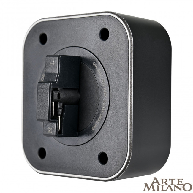 Трековая подсветка Arte Milano Am-track-sockets 380022TLS/LWS Black Трековая подсветка Arte Milano Am-track-sockets 380022TLS/LWS Black