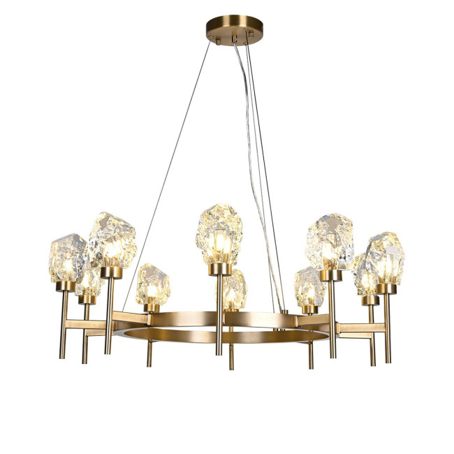 Подвесная люстра Delight Collection BRCH9162-10 antique brass Подвесная люстра Delight Collection BRCH9162-10 antique brass