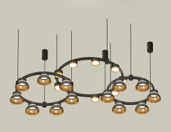 Комплект подвесного светильника Ambrella Light Techno Ring XR92092000 (A9209x3, C9242, C9238, C9232, N8145, N8124)