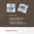 Розетка телефонная RJ11 + компьютерная RJ45 Arte Milano 203.44-1.white Розетка телефонная RJ11 + компьютерная RJ45 Arte Milano 203.44-1.white