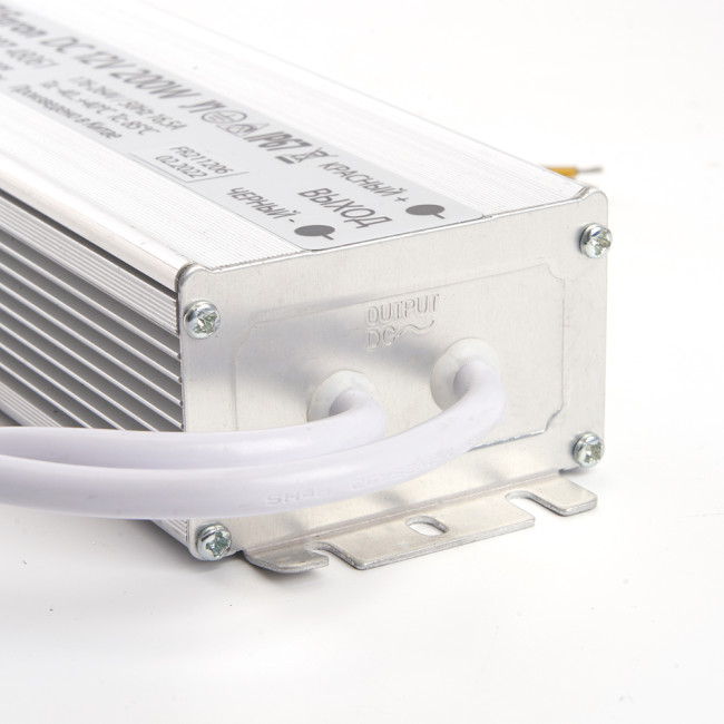Трансформатор для светодиодной ленты Feron LB007 200Вт 12В IP67 48061 Трансформатор для светодиодной ленты Feron LB007 200Вт 12В IP67 48061