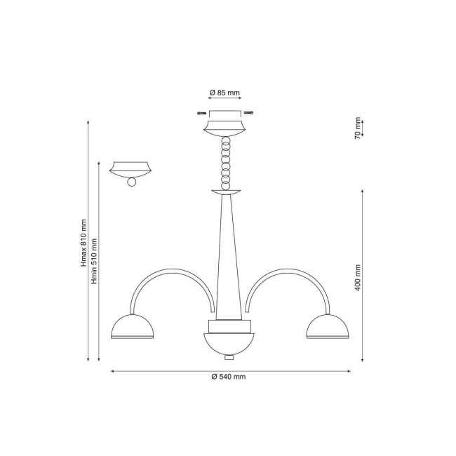 Подвесная люстра Lucia Tucci Natura 065.6 LED Подвесная люстра Lucia Tucci Natura 065.6 LED
