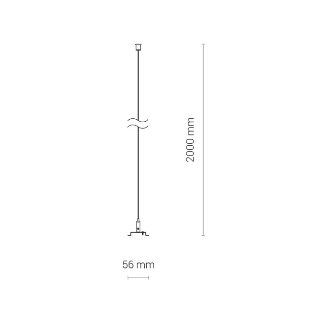 Подвесной светильник без основания Mantra Elsa 8250
