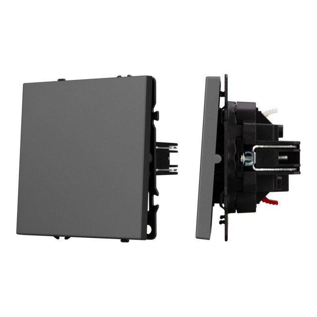 Механизм выключателя одноклавишный проходной Arlight SWT-NOBE-MKP1-SFPL-GR (230V, 10A) 054248 Механизм выключателя одноклавишный проходной Arlight SWT-NOBE-MKP1-SFPL-GR (230V, 10A) 054248