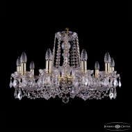 Подвесная люстра Bohemia Ivele Crystal 1402/10/240 G Leafs Подвесная люстра Bohemia Ivele Crystal 1402/10/240 G Leafs