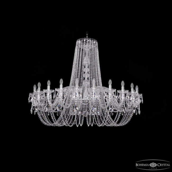Подвесная люстра Bohemia Ivele Crystal 1402/24/530 Ni
