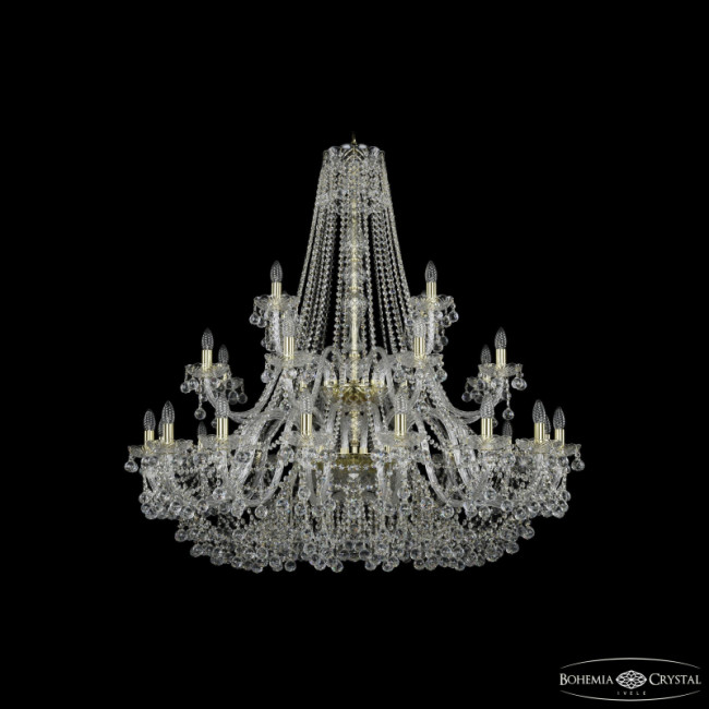 Подвесная люстра Bohemia Ivele Crystal 1409/16+8+4/460/2d G