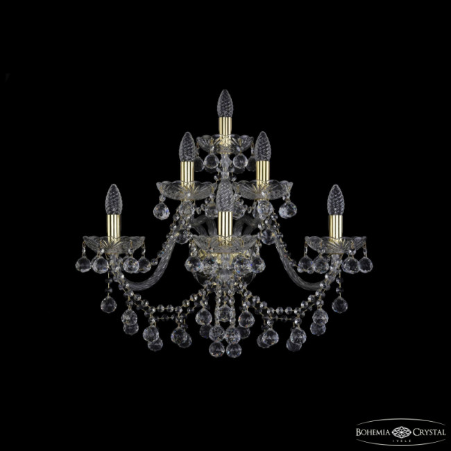 Бра Bohemia Ivele Crystal 1409B/3+2+1/240/XL G Бра Bohemia Ivele Crystal 1409B/3+2+1/240/XL G