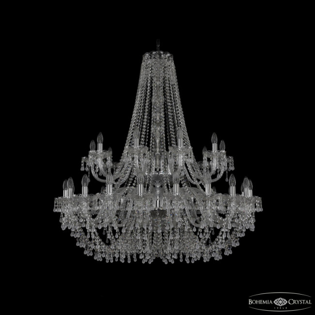 Подвесная люстра Bohemia Ivele Crystal 1410/20+10/400/2d Ni V0300