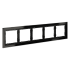 Рамка на 5 постов Voltum S70 VLS110508 (черный,стекло) Рамка на 5 постов Voltum S70 VLS110508 (черный,стекло)