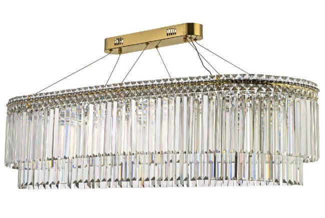 Подвесная люстра Arti Lampadari Ovindoli L 1.5.120x40.101 G Подвесная люстра Arti Lampadari Ovindoli L 1.5.120x40.101 G