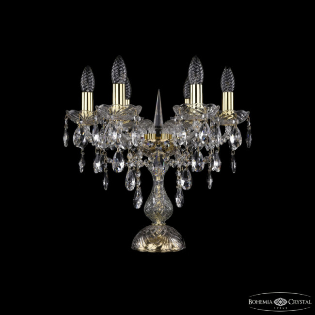 Настольная лампа Bohemia Ivele Crystal 1415L/6/141-39 G Настольная лампа Bohemia Ivele Crystal 1415L/6/141-39 G