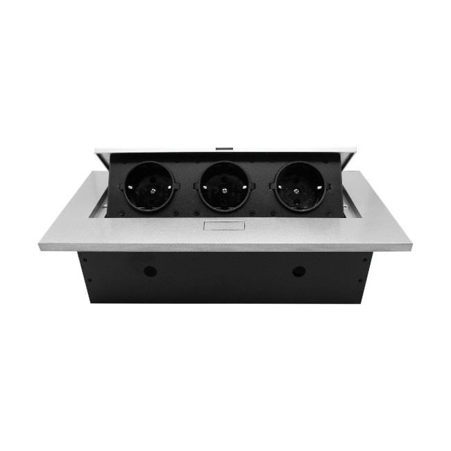 Блок розеток MX-226 (J) (3 секции полуавтоматический с кабелем питания) Mebax 00-00002877 Блок розеток MX-226 (J) (3 секции полуавтоматический с кабелем питания) Mebax 00-00002877